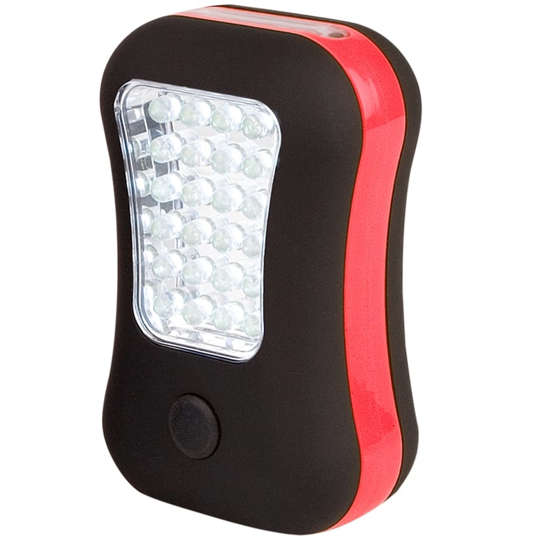 Abbey Camp® Abbey Camp® - Camping Lamp LED 2-in-1 - Rood/Zwart