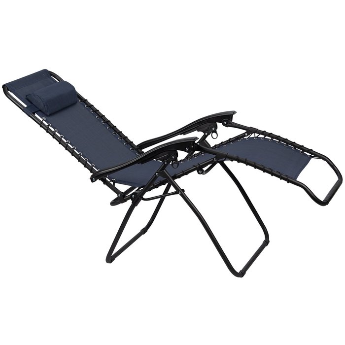 Abbey Camp® Abbey Camp® - Stoel • Chaise Longue IV • BELLAGIO-112 • Marine/Donkerblauw