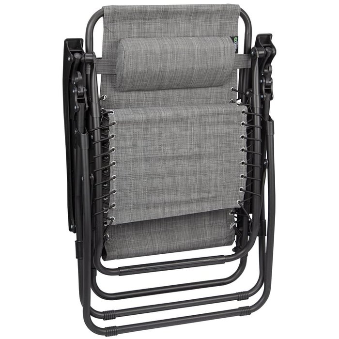 Abbey Camp® Abbey Camp® - Chair - Chaise Longue IV • BELLAGIO-112 • Gray / Dark gray