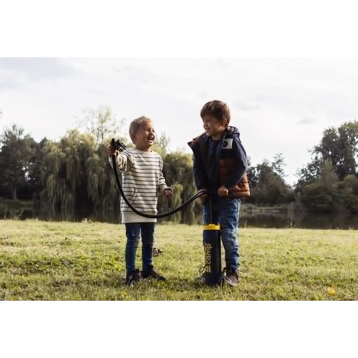 Abbey Camp® Abbey Camp® - Hand pump Double Action • BELL AIR-2000 • Navy/Yellow