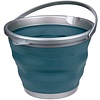 Abbey Camp® Foldable bucket 10 Liter • LUGANO-010 • Blue/Gray