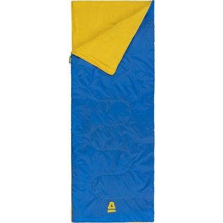 Abbey Camp® Schlafsack Decke Style Sommer • TARIFA-13 • Kobalt/Gelb
