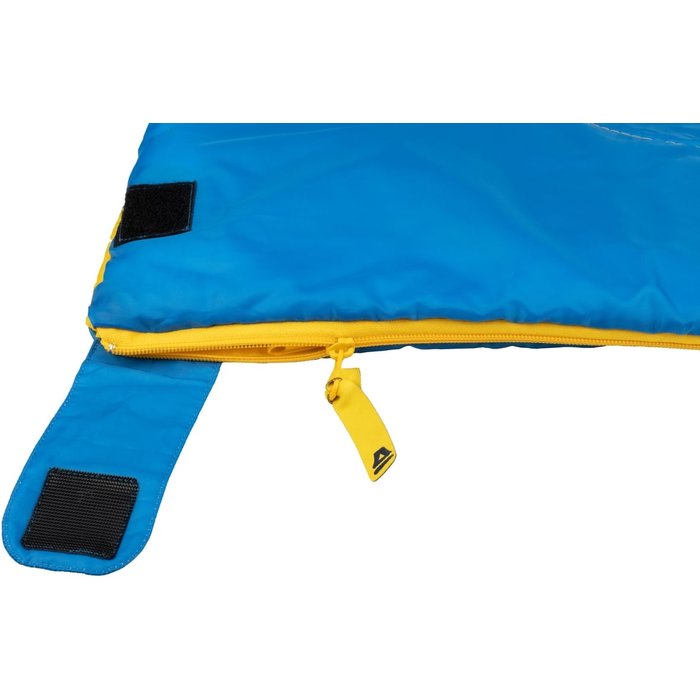 Abbey Camp® Abbey Camp® - Sleeping bag Blanket Style Summer • TARIFA-13 • Cobalt/Yellow