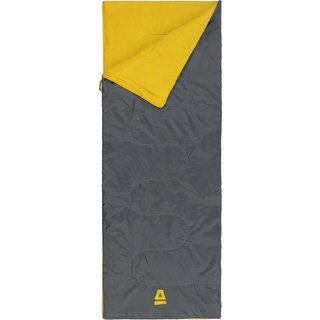 Abbey Camp® Schlafsack Decke Style Summer • TARIFA-13 • Grau/Gelb