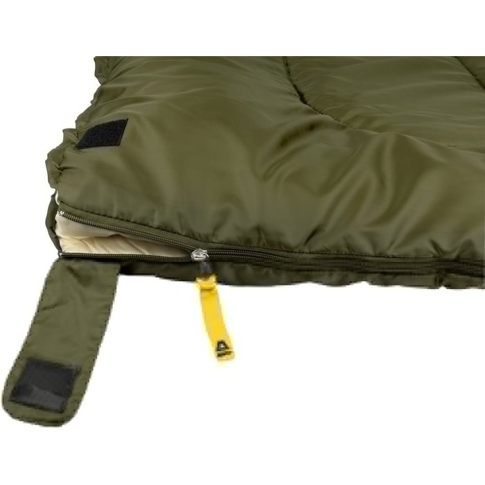 Abbey Camp® Abbey Camp® - Slaapzak Dekenmodel • AMSTERDAM-07 • Legergroen/Zand