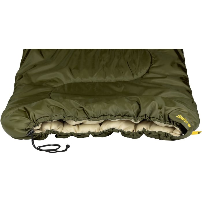 Abbey Camp® Abbey Camp® - Slaapzak Dekenmodel • AMSTERDAM-07 • Legergroen/Zand