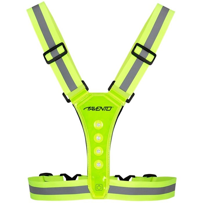 Avento® Avento® - Gilet de sécurité pour la course à pied Réfléchissant avec LED • FluoJaune