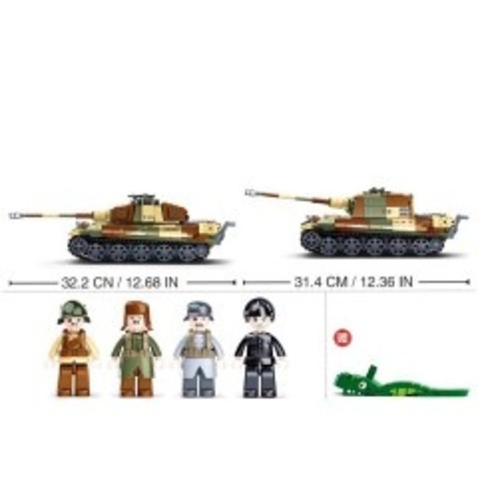 Sluban Sluban - (Battle of Budapest) German tank 2in1 M38-B0980 - #16154