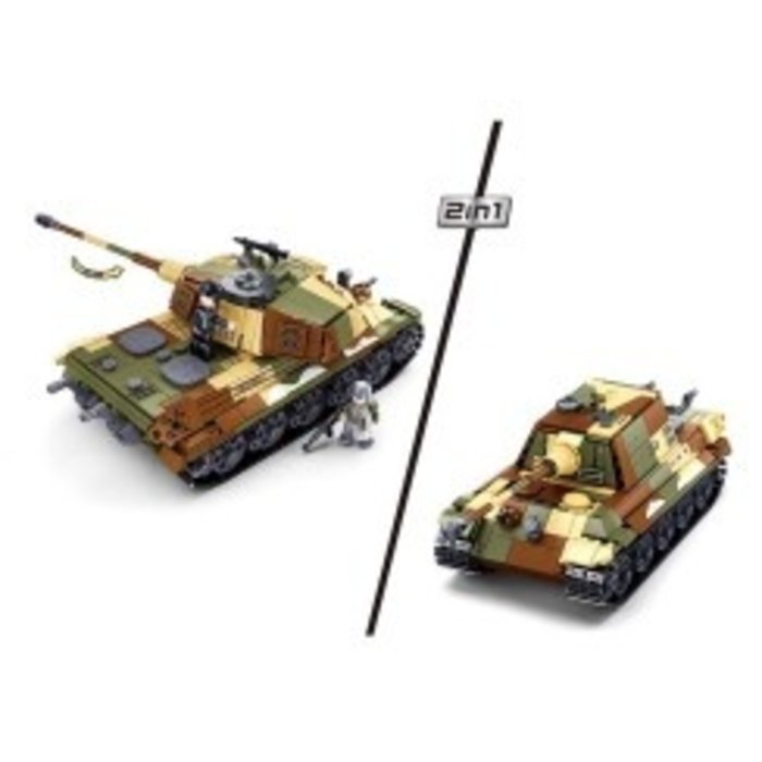 Sluban Sluban - (Battle of Budapest) German tank 2in1 M38-B0980 - #16154