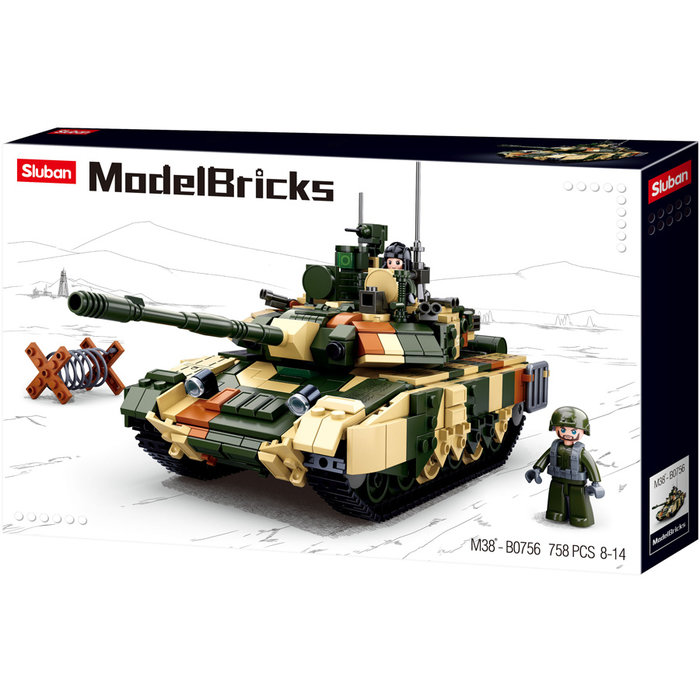 Sluban Sluban - Large battle tank M38-B0756 - #16147