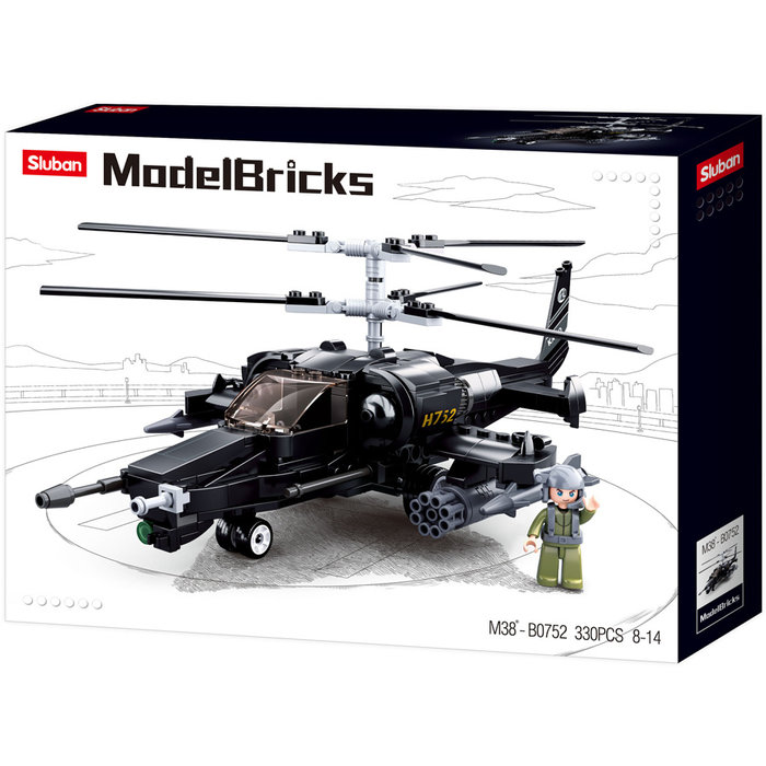 Sluban Sluban - Combat helicopter M38-B0752 - #16167