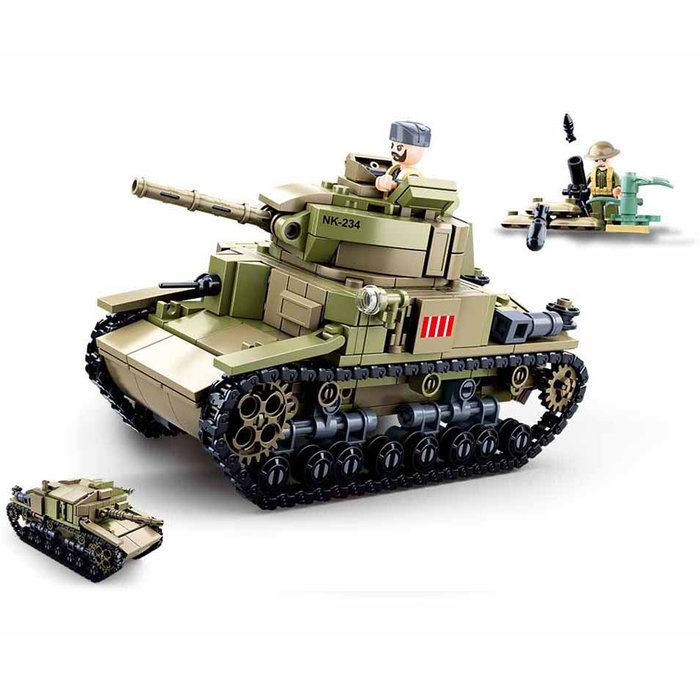 Sluban Sluban - Medium Italian tank 2in1 M38-B0711 - #16148