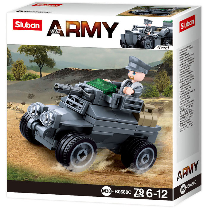 Sluban Sluban - German Army Armored car M38-B0680C - #16134