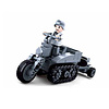 Sluban German Army Half crawler motorcycle M38-B0680B - #16133