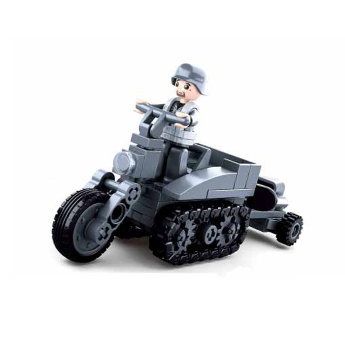 Sluban Sluban - German Army Half crawler motorcycle M38-B0680B - #16133