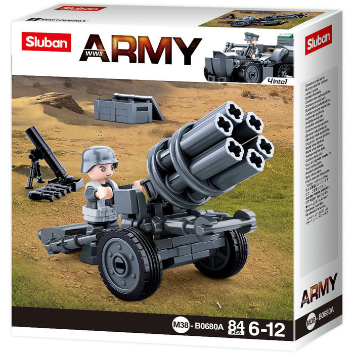 Sluban Sluban - German Army Rocket gun M38-B0680A - #16132