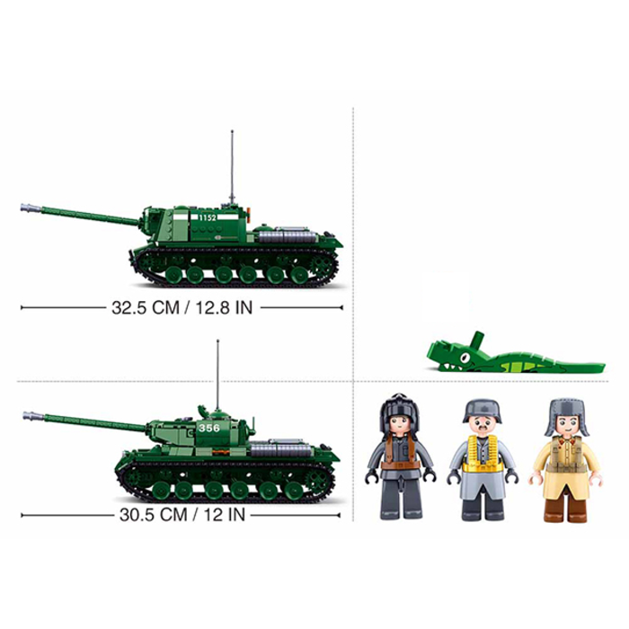 Sluban Sluban - (Battle of Budapest) heavy tank 2 in1 M38-B0979 - #16186
