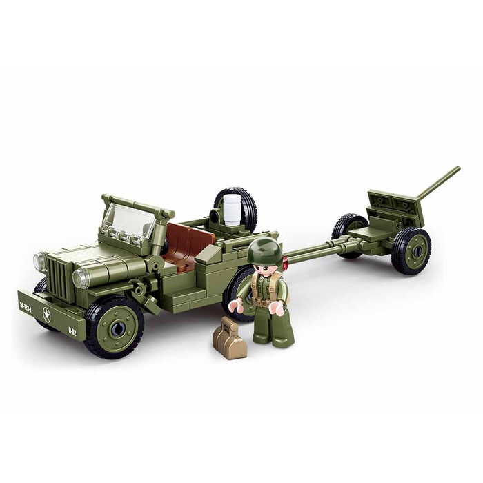 Sluban Sluban - Allied jeep with Anti-Aircraft guns M38-B0853 - #16140