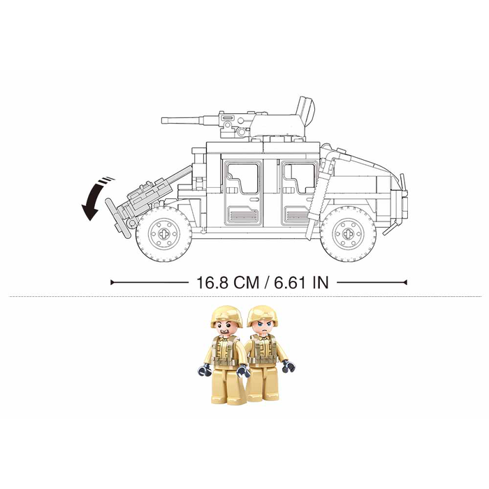 Sluban Sluban - Offroad Assault Vehicle M38-B0837 - #16113