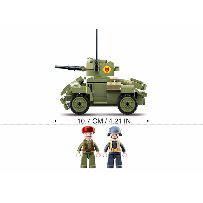 Sluban Sluban - Small English Armored Vehicle M38-B0710 - #16153