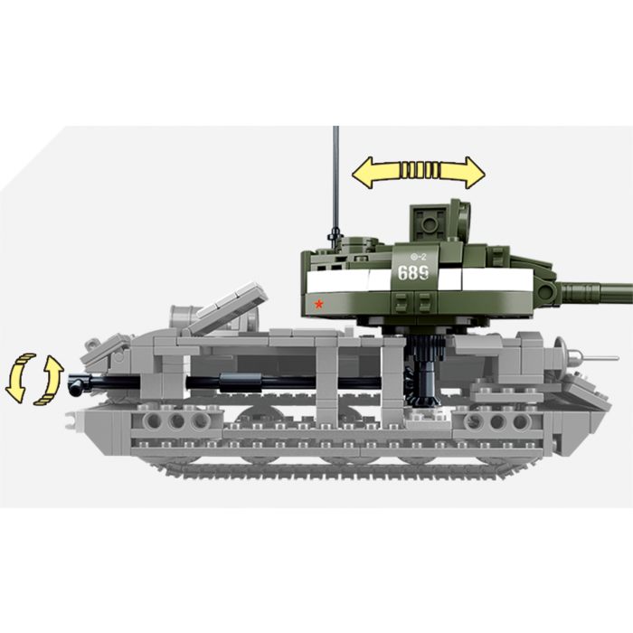 Sluban Sluban - WWII - Allied tank hunter M38-B0689 - #16144