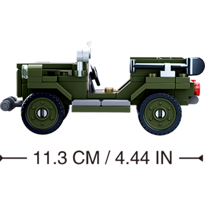 Sluban Sluban - WWII - Allied light truck M38-B0682 - #16091