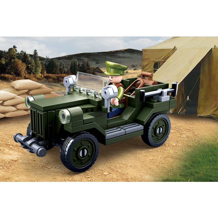 Sluban Sluban - WWII - Allied light truck M38-B0682 - #16091