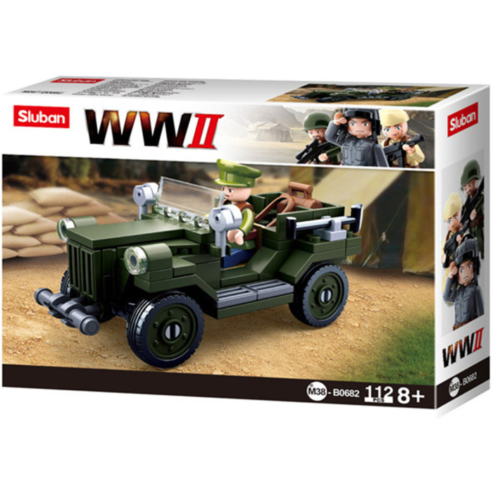 Sluban Sluban - WWII - Allied light truck M38-B0682 - #16091