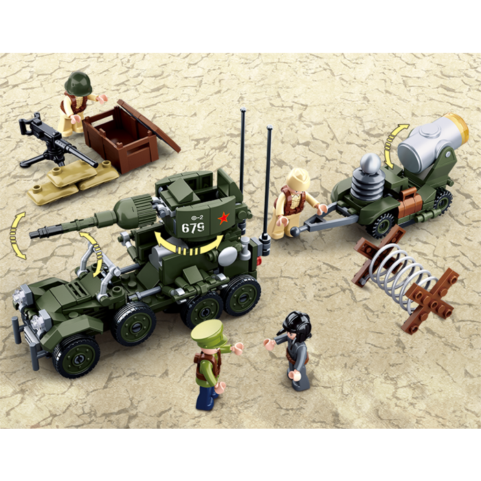 Sluban Sluban - WWII - Giftbox 4 in 1 M38-B0679 - #16124