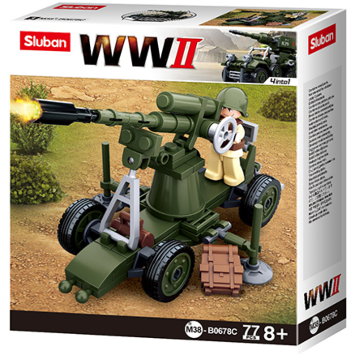 Sluban Sluban - WWII - Allied antiaircraft gun M38-B0678C - #16107