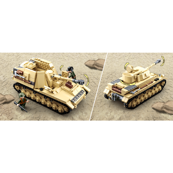 Sluban Sluban - WWII - German Tank M38-B0693 - #16110