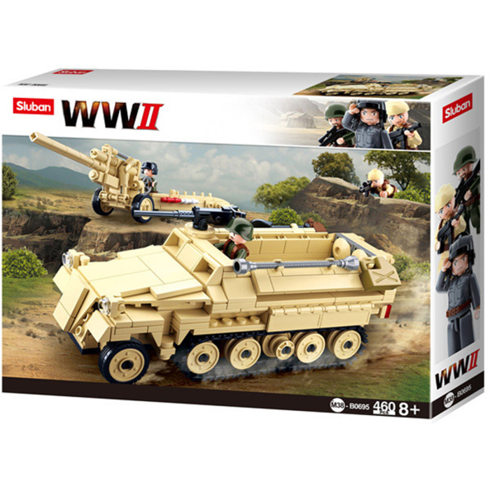 Sluban Sluban - WWII - German Half Track M38-B0695 - #16104