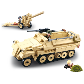 Sluban WWII - German Half Track M38-B0695 - #16104