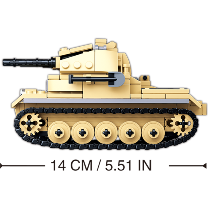 Sluban Sluban - WWII - Small German Tank M38-B0691 - #16096