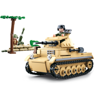 Sluban WWII - Small German Tank M38-B0691 - #16096
