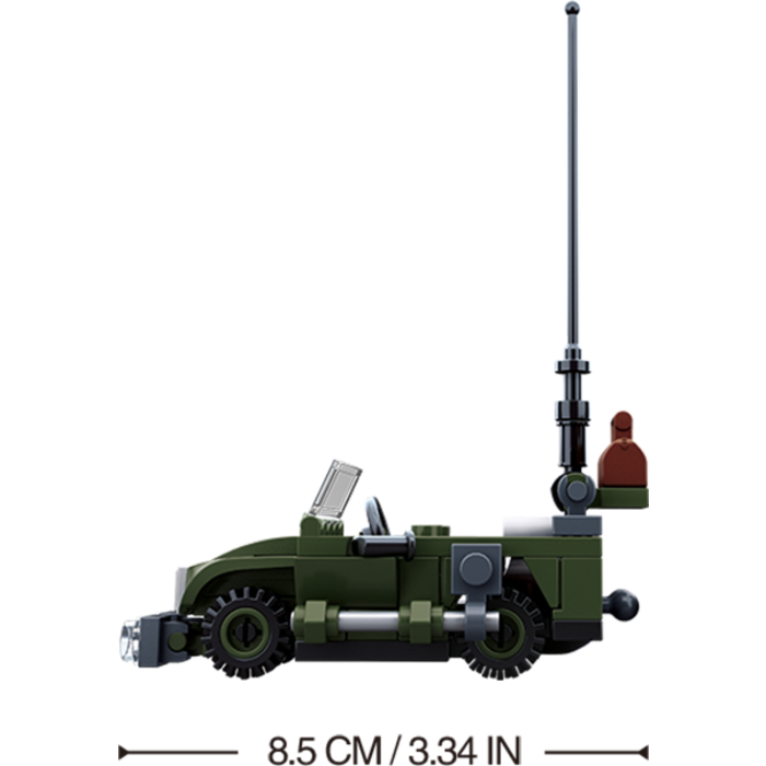 Sluban Sluban - WWII - 4in1 Army model B M38-B0678B - #16131