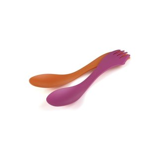 Light My Fire Light My Fire - Spork Lefty left -handed - 2 -pack Oranje/Fuchsia