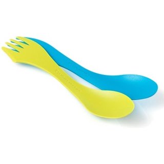 Light My Fire Light My Fire - Spork Lefty left -handed - 2 -pack lime green/cyan blue