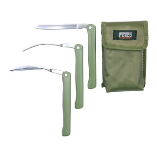 Fosco Industries Couverts 3 pièces pliables