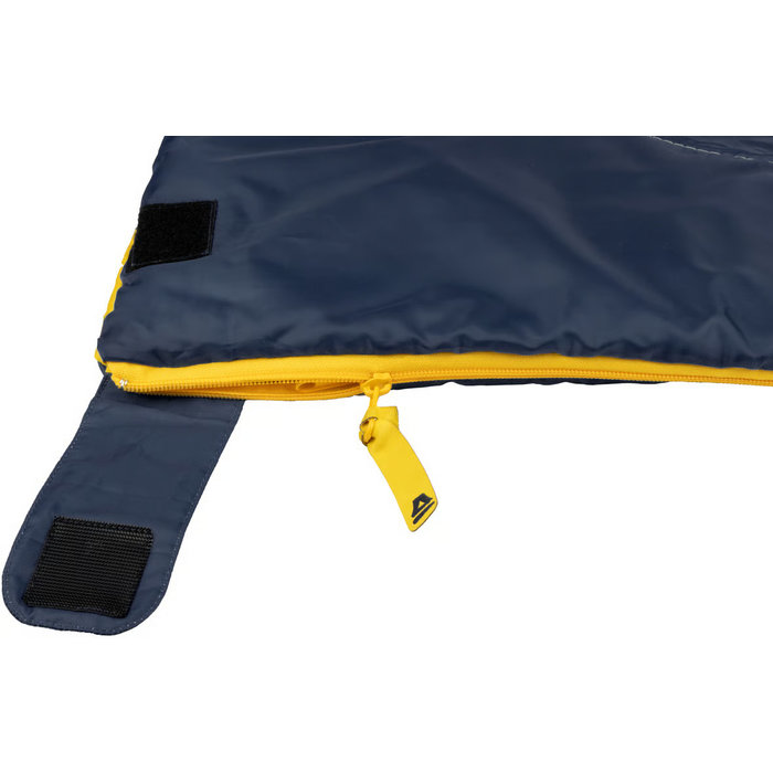 Abbey Camp® Abbey Camp® - Schlafsack Decke Style Sommer• TARIFA-13 • Marineblau/Gelb