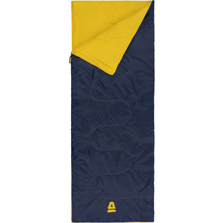 Abbey Camp® Abbey Camp® - Slaapzak Dekenmodel Zomer • TARIFA-13 • Marine/Geel
