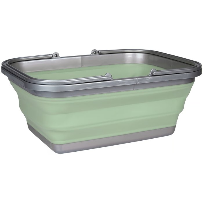 Abbey Camp® Abbey Camp® - Dishwashing Bin Foldable • ANNENCY-016 • Green/Grey
