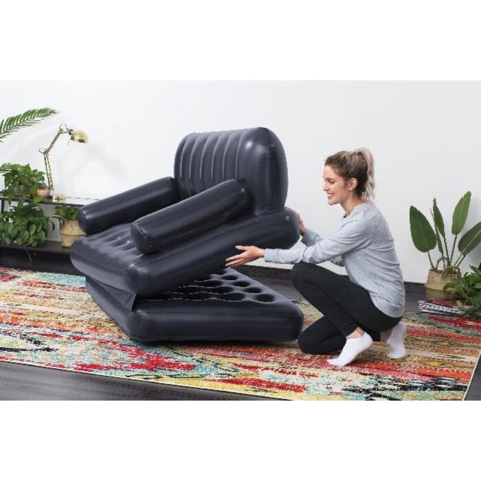 Bestway Bestway - Banc de salon - Gonflable - Double 5 - 1 - Noir