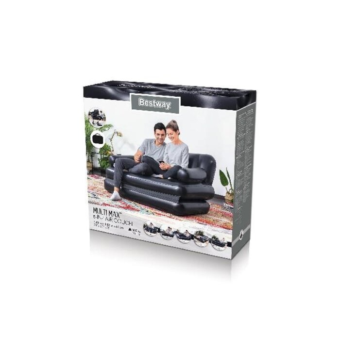 Bestway Bestway - Banc de salon - Gonflable - Double 5 - 1 - Noir