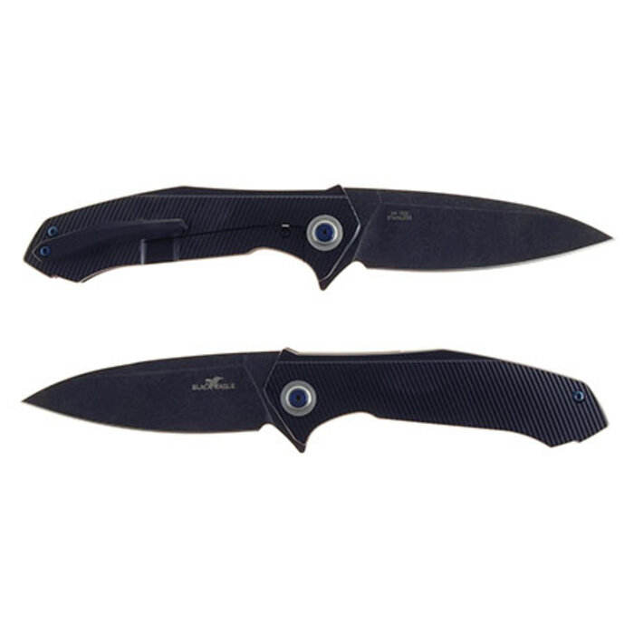 Black Eagle Black Eagle - Grey Titan - Full Titanium - Flipper