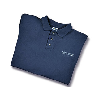 Cold Steel Cold Steel - Navy Polo - Shirt - L