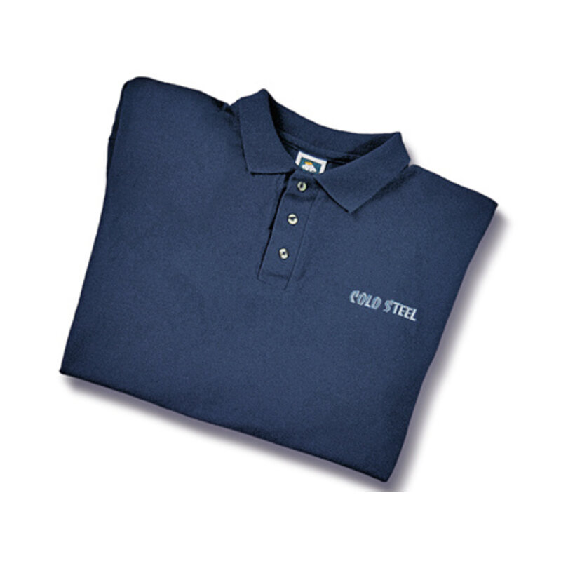 Cold Steel Cold Steel - Navy Polo - Shirt - L