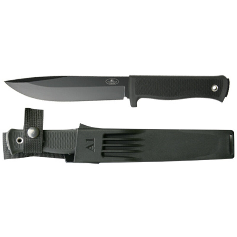 Fällkniven Fällkniven - ArmySurvival Knife - Black - Zytel Sheath