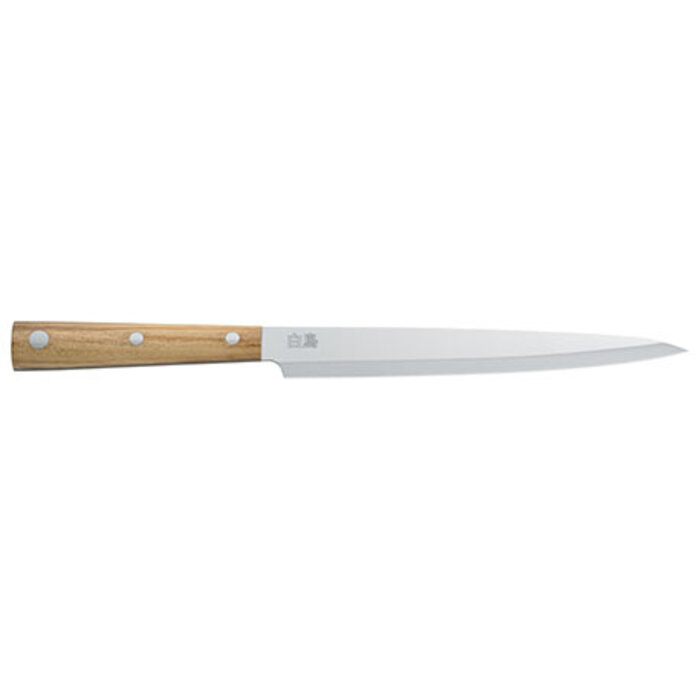 Due Cigni Coltellerie Due Cigni - Hakucho Sashimi - Vismes 22cm - Olijf