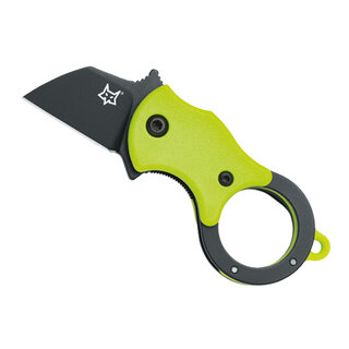 Fox Cutlery Fox - Mini-TA Folding - Vert avec lame noire